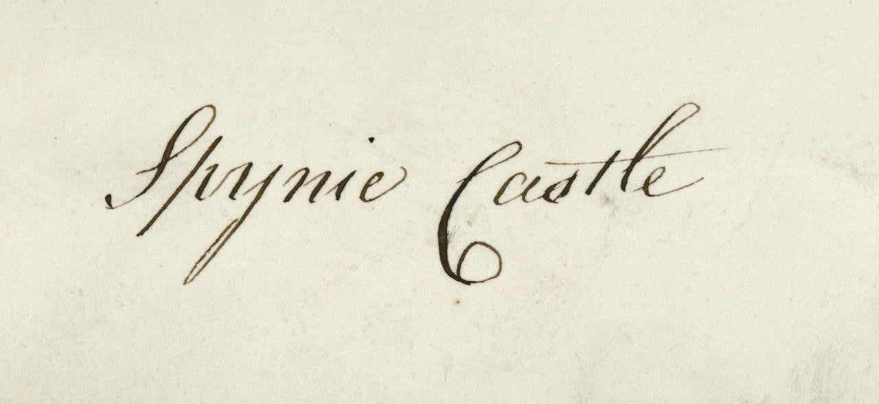 Mary Webster (1794-1883) Watercolour Painting Spynie Castle Moray Scotland 18444