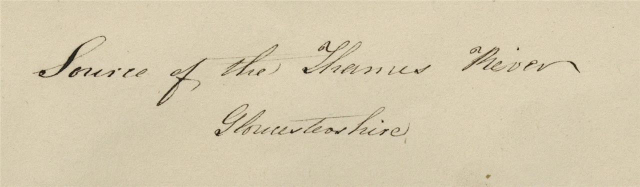 Mary Webster Watercolour Painting Source Of River Thames Gloucestershire 18403