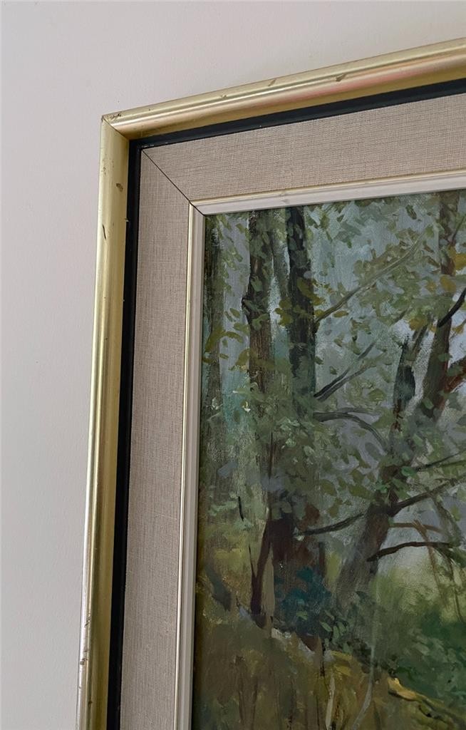 George Thompson (1934-2019) Oil Painting The Black Swan At Ravenstonedale6
