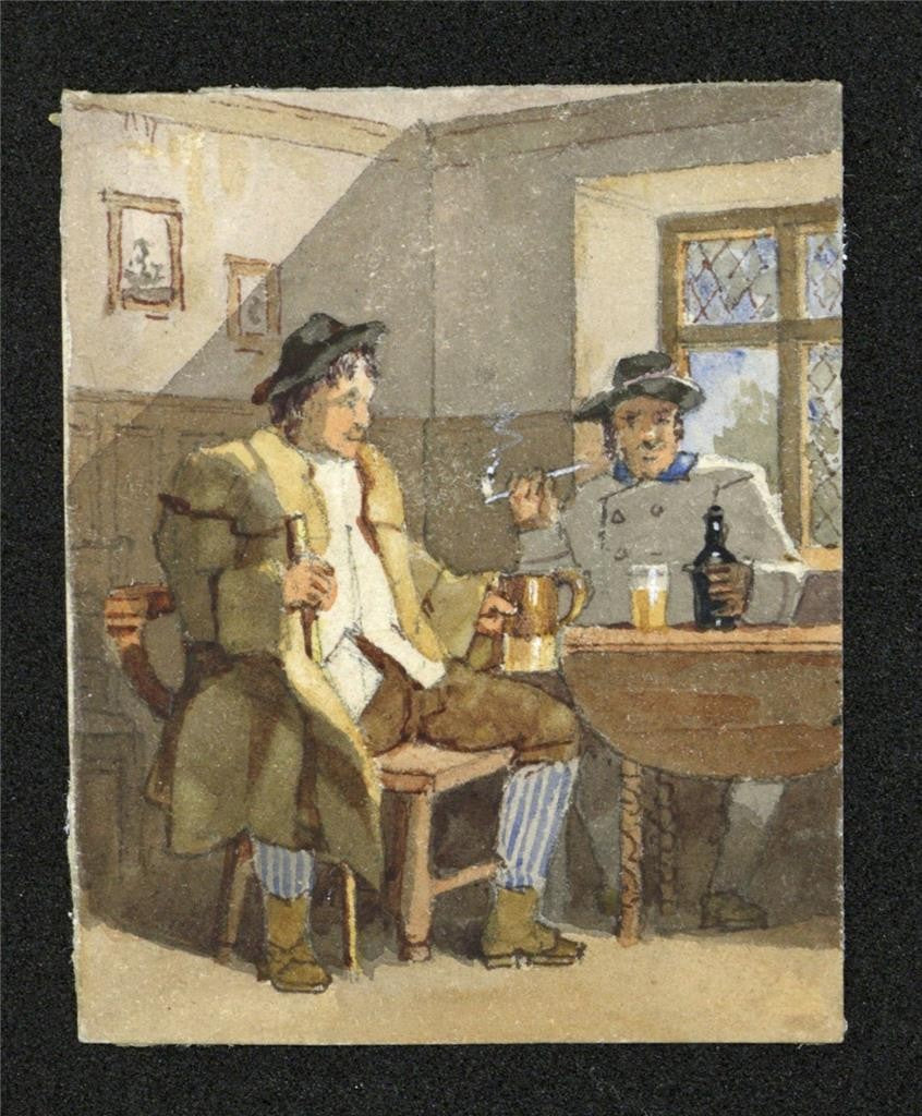 Style Of Samuel Prout - Miniature Watercolour Painting - 19th Century - 201