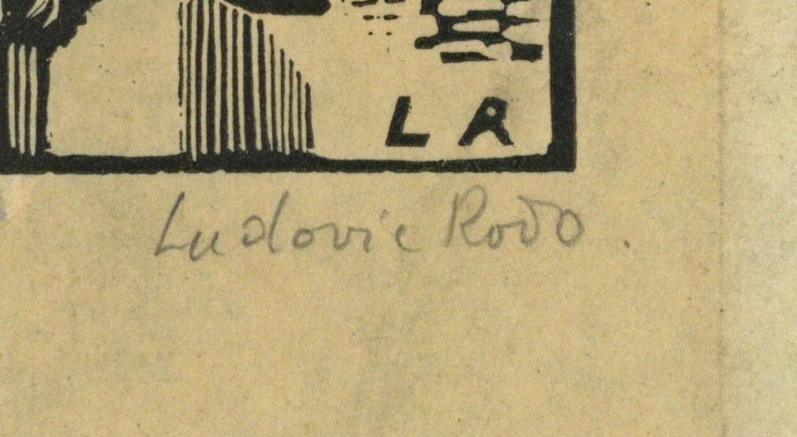 Ludovic-Rodo Pissarro (1878-1952) Signed Wood Engraving - Two Woman At A Bar2