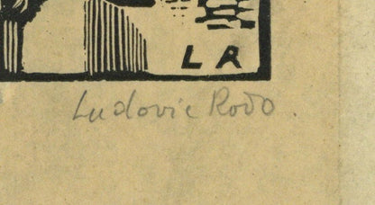 Ludovic-Rodo Pissarro (1878-1952) Signed Wood Engraving - Two Woman At A Bar2