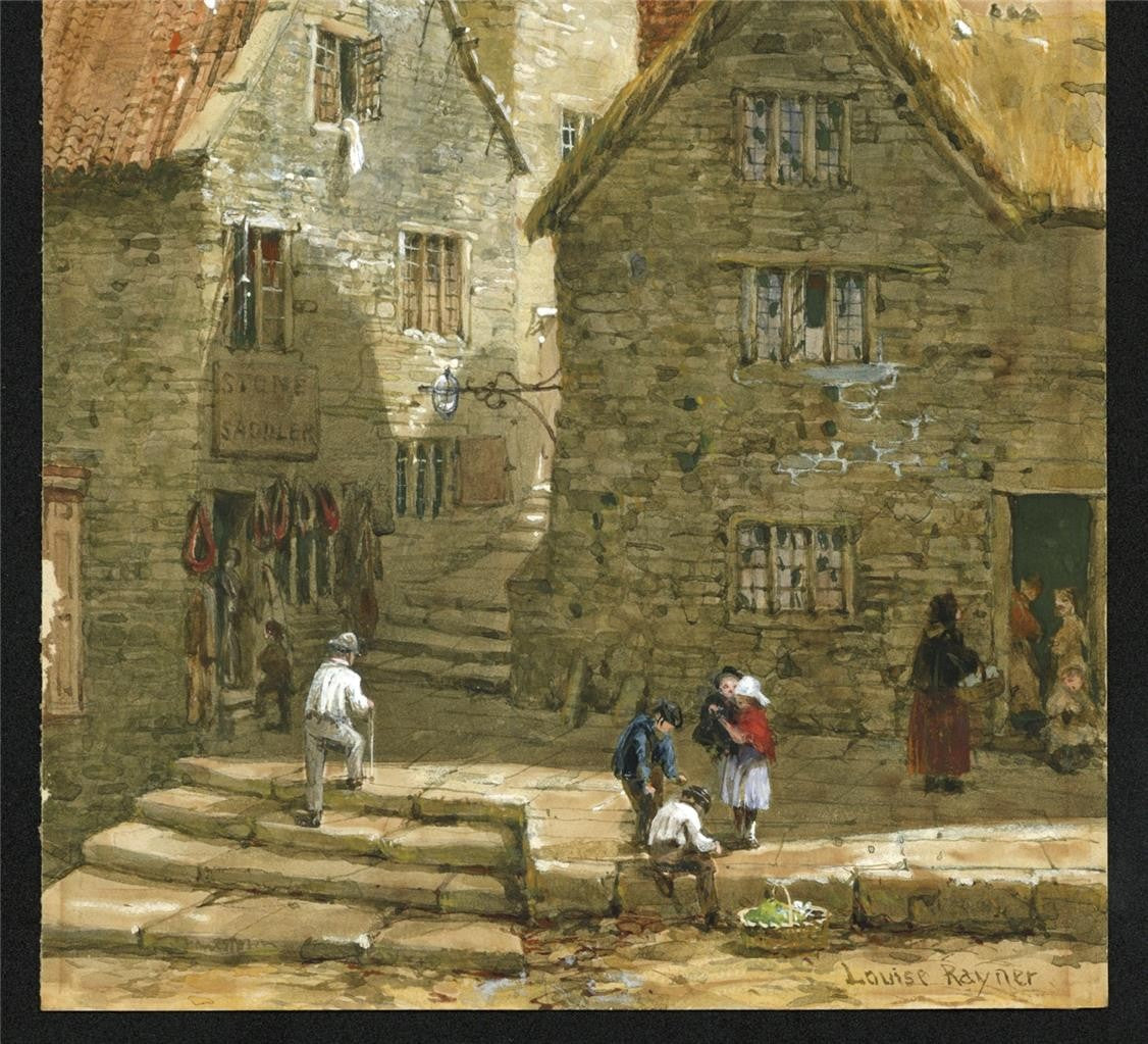 Louise Rayner (1832-1924) - Watercolour Painting - South Petherton Somerset6