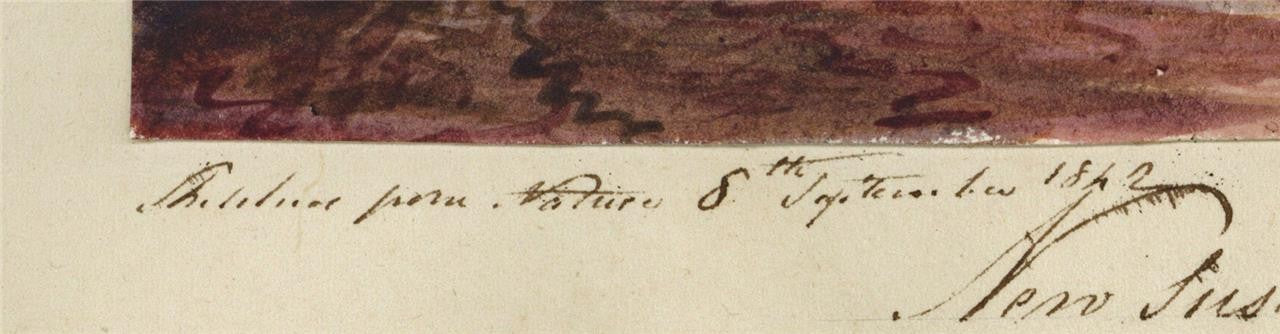 Mary Webster (1794-1883) Watercolour Painting - New Susans Eastbourne 18423