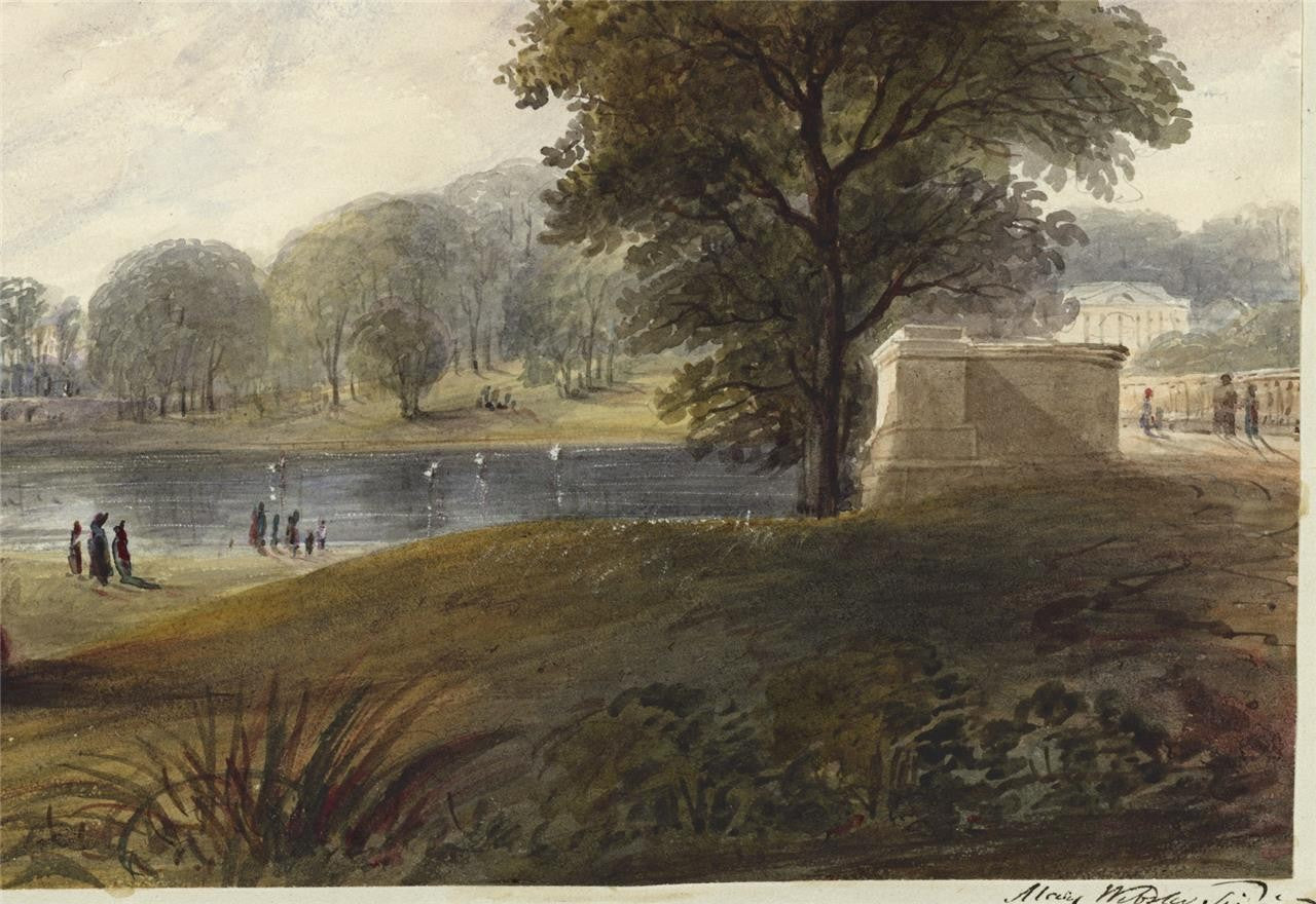 Mary Webster Watercolour Painting View From Kensington Bridge London 18385