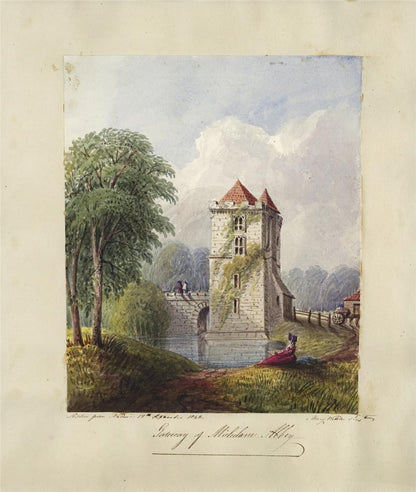 Mary Webster - Watercolour Painting - Gateway Of Michelham Abbey Priory 18426