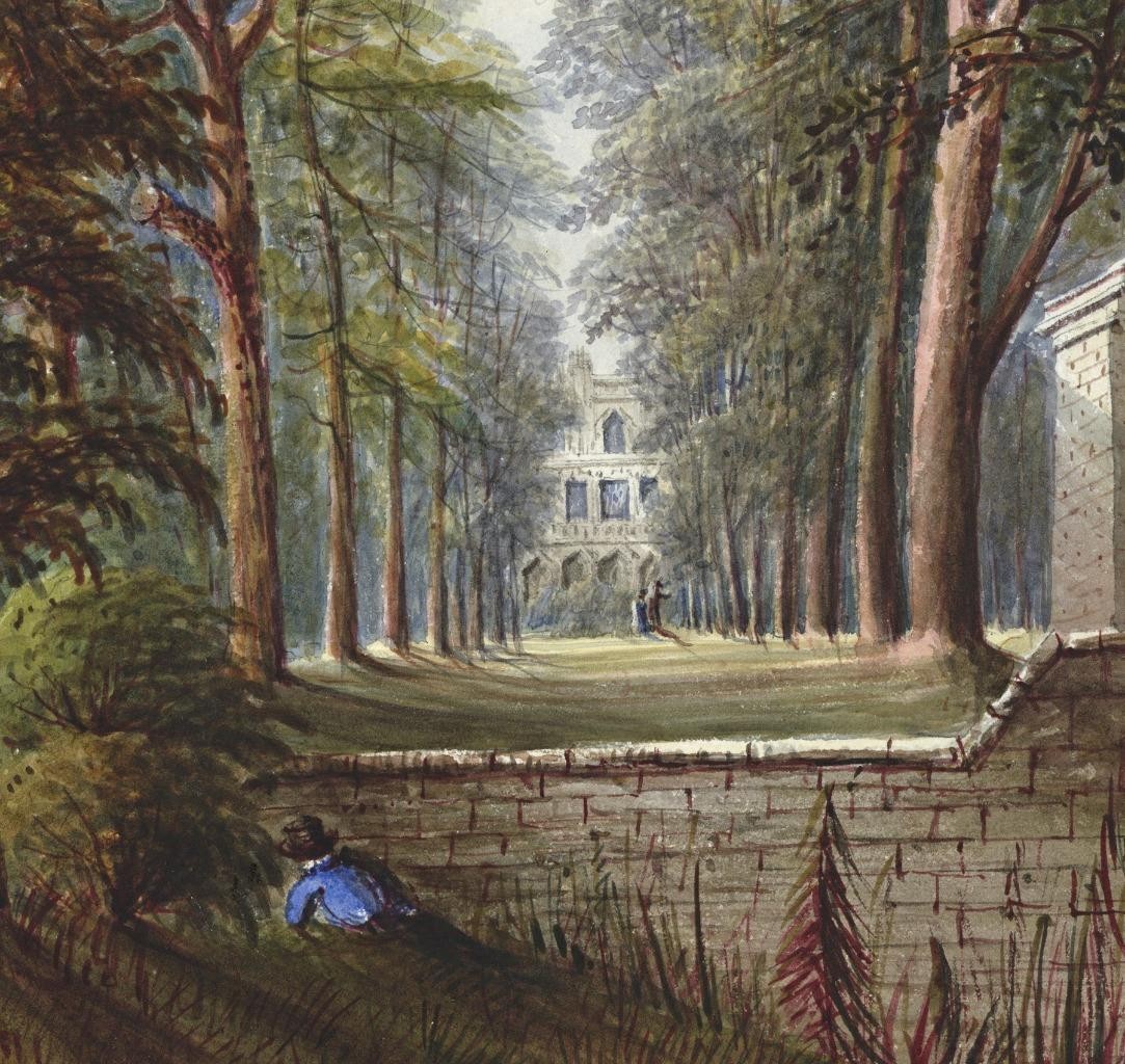 Mary Webster (1794-1883) Watercolour Painting - Guys Cliffe Near Leamington 18463