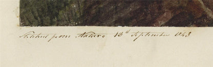 Mary Webster (1794-1883) - Watercolour Painting - Richborough Castle Kent 18433