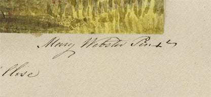 Mary Webster (1794-1883) Watercolour Painting Cheltenham Church & Parsonage 18402