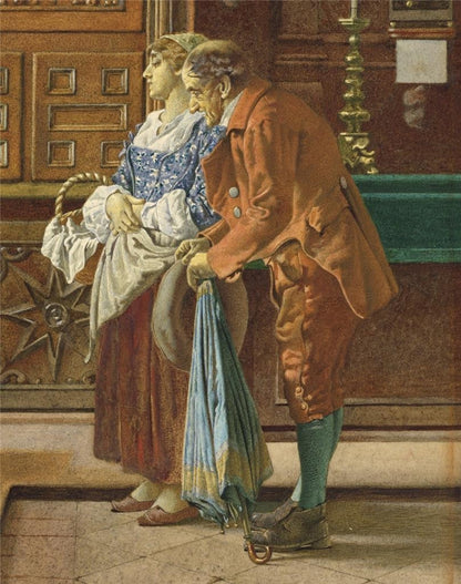 Antonio Canella (1849-1922) Watercolour Painting 19th Century3