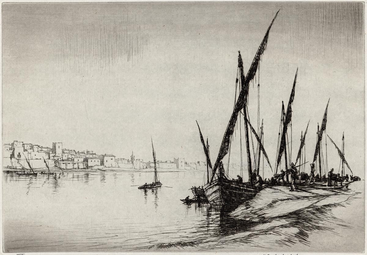 William Douglas Macleod (1892-1963) Signed Etching - Spanish River Scene0