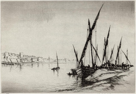 William Douglas Macleod (1892-1963) Signed Etching - Spanish River Scene0