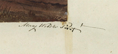 Mary Webster (1794-1883) Watercolour Painting - Kensington Palace London 18382