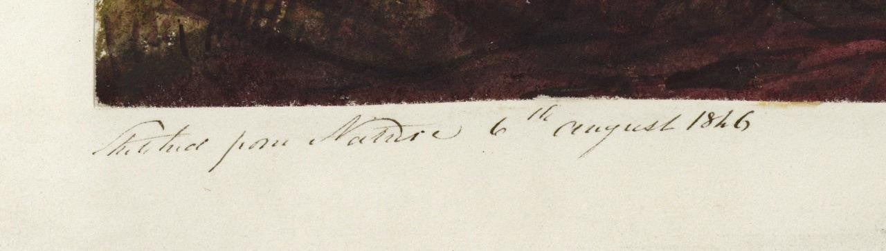 Mary Webster (1794-1883) Watercolour Painting - Kenilworth Castle Warwickshire3