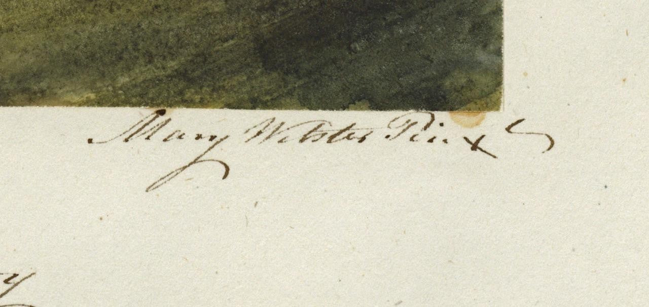 Mary Webster (1794-1883) Watercolour Painting - Farm Near Sudbury London 18412