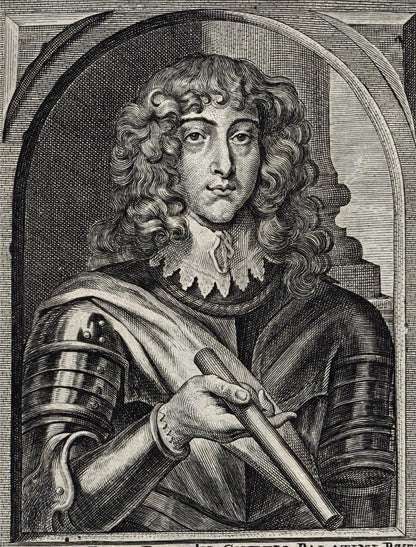 Pieter de Jode II After Van Dyck - Line Engraving Prince Rupert, Count Palatine2