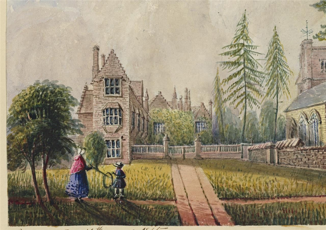 Mary Webster (1794-1883) Watercolour Painting - Chenies Buckinghamshire 18454
