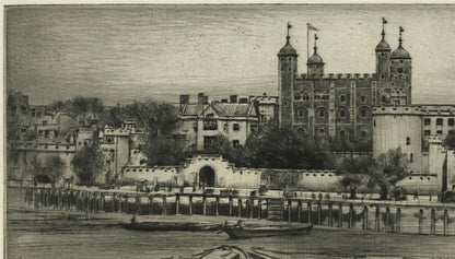 Mortimer Menpes (1855-1938) - Pencil Signed Etching - Tower Of London7