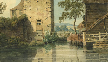 Anne Clark Watercolour Painting Part Of The Old Walls At Canterbury 18163
