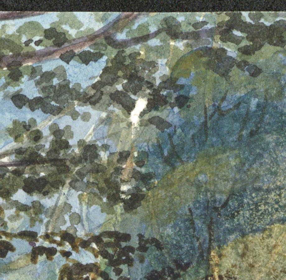 James Wilcox (1778-1865) Watercolour Painting Rydal Park Near Ambleside 18048