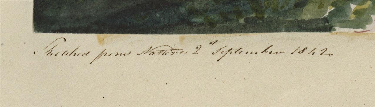 Mary Webster (1794-1883) Watercolour Painting - Infant School Eastbourne 18423