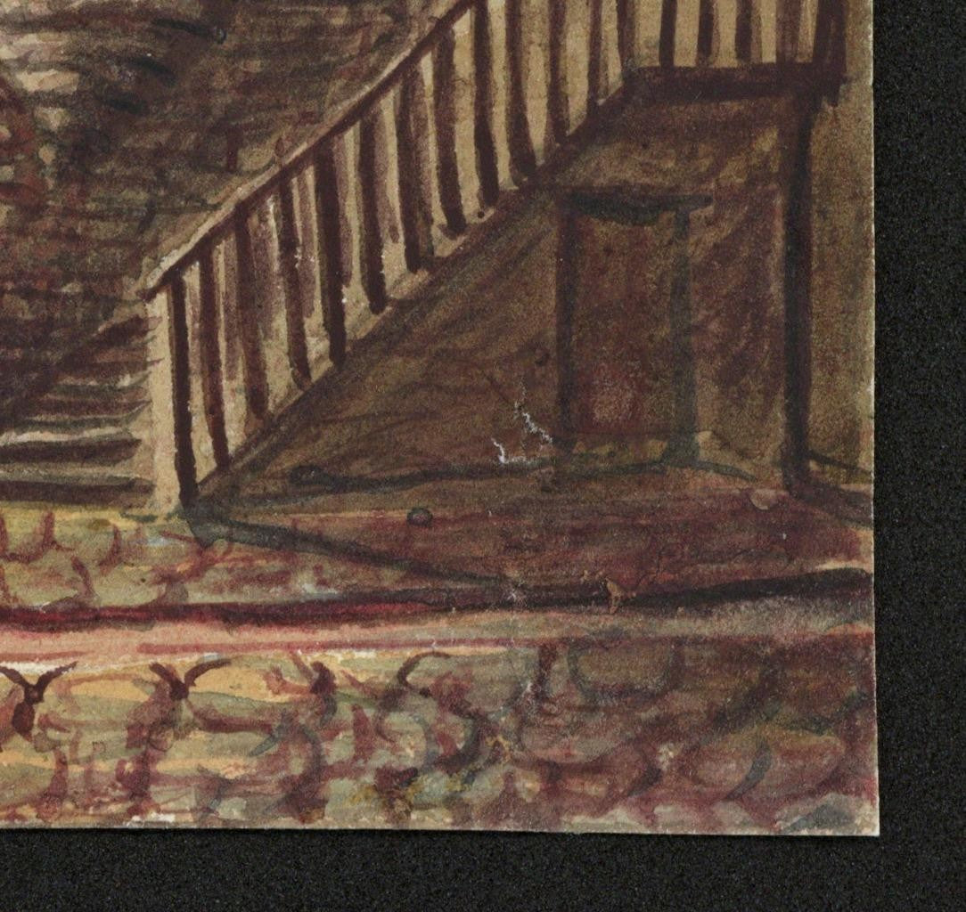 Mary Webster Small Watercolour Painting John Knox House Edinburgh Scotland4