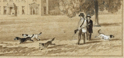 John Preston Neale (1780-1847) Watercolour Painting Sunninghill Park Berkshire3