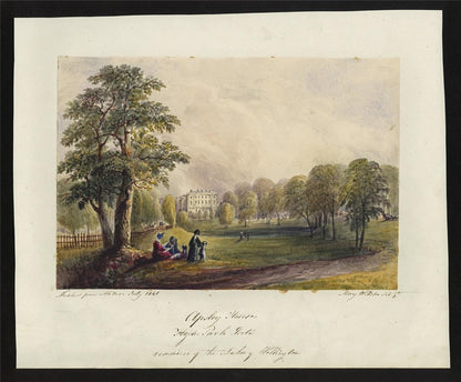 Mary Webster (1794-1883) Watercolour Painting Apsley House Hyde Park London 18411