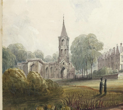 Mary Webster (1794-1883) Watercolour Painting - Merton College Oxford 18406