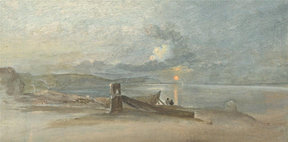 Coastal Sunset - Oil Painting - Late 19th / Early 20th Century0