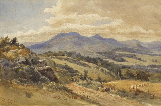 James Maurice Primrose (1819-1892) Watercolour Painting - Rural Landscape 18910