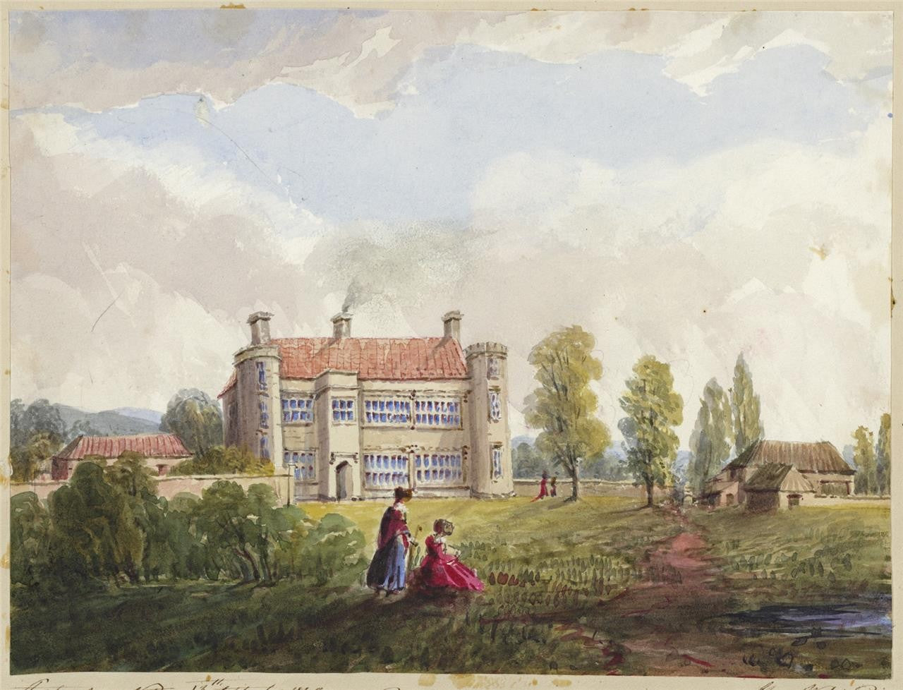 Mary Webster Watercolour Painting Glenleigh Glyndley? Near Eastbourne 18420