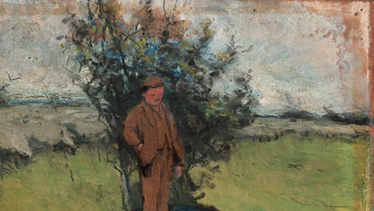 Gideon Matthew Fidler (1857-1942) Oil Painting - The Shepherds Breakfast6