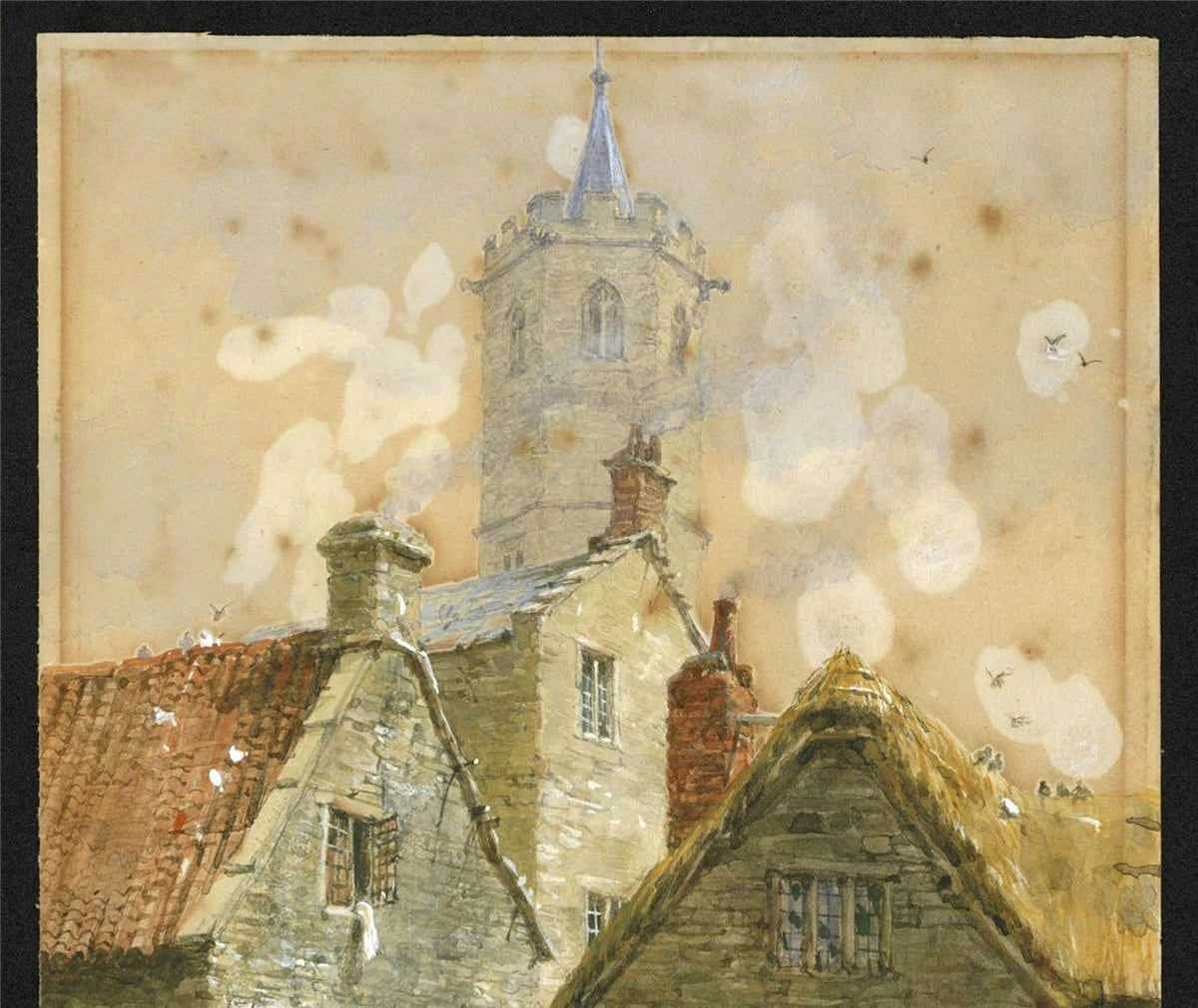 Louise Rayner (1832-1924) - Watercolour Painting - South Petherton Somerset5