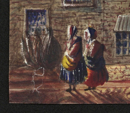 Mary Webster Small Watercolour Painting John Knox House Edinburgh Scotland7