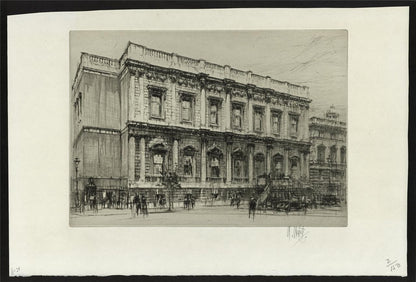 William Walcot (1874-1943) Pencil Signed Etching The Banqueting House, Whitehall1