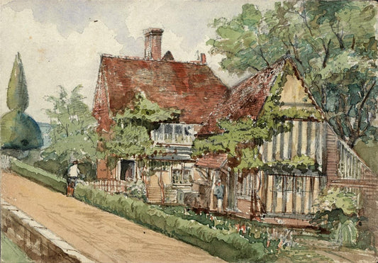 Goudhurst, Kent - Small Watercolour Painting - James Foster Wadmore0