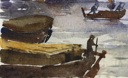 Arthur Herbert Hussey Watercolour Painting Saigon Ho Chi Minh City Vietnam 190811