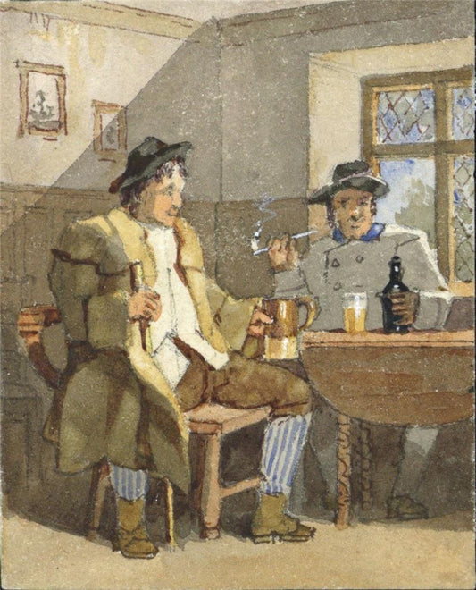 Style Of Samuel Prout - Miniature Watercolour Painting - 19th Century - 200
