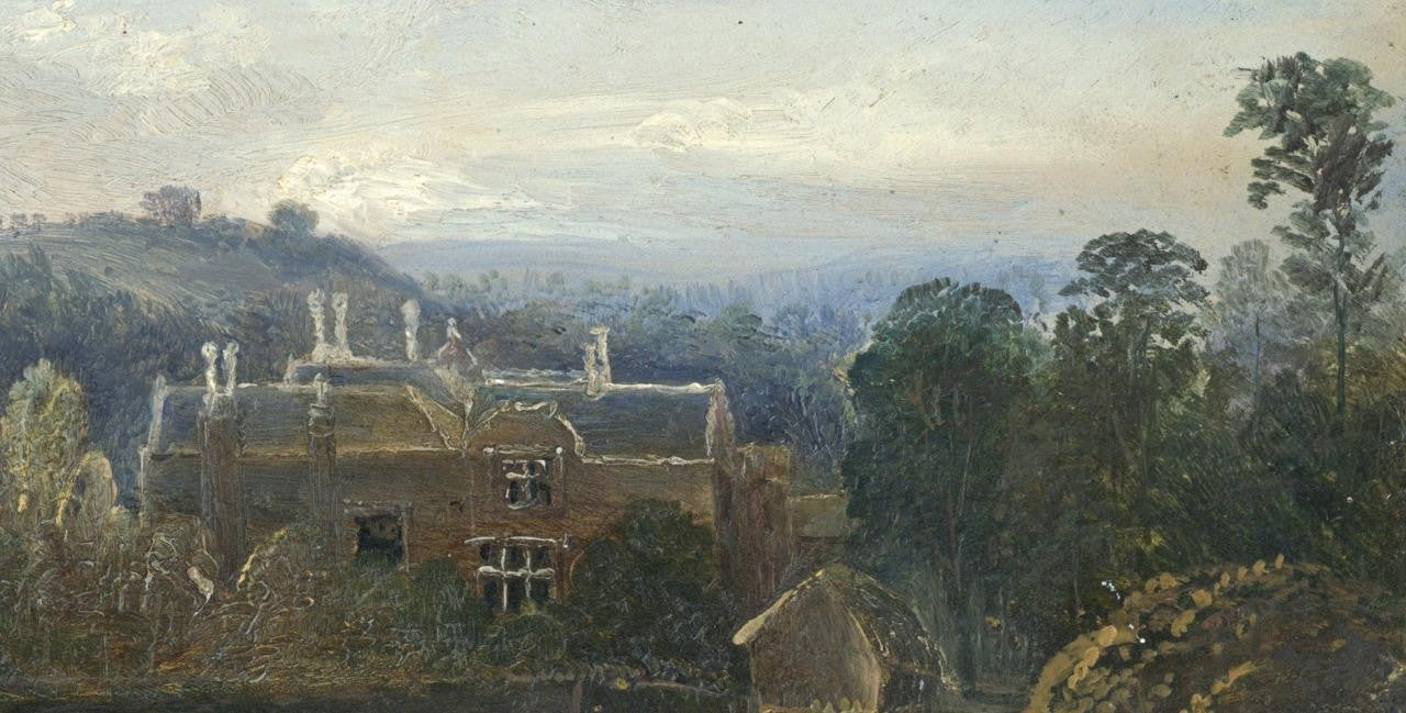 Mary Webster (1794-1883) Oil Painting - Figures In Rural Landscape 19th Century9