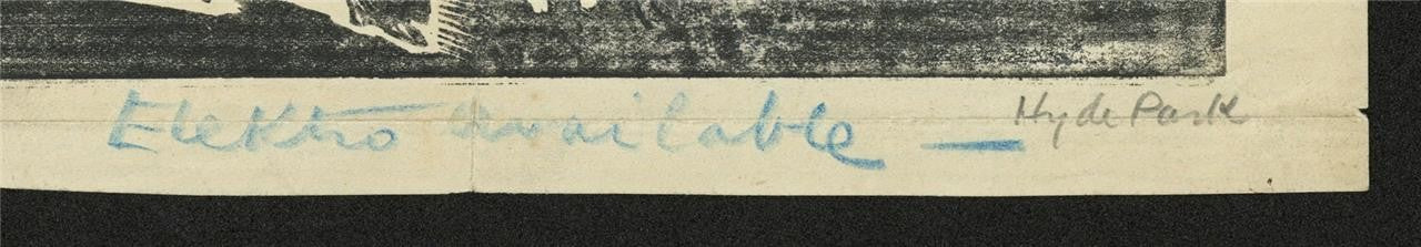 Ludovic-Rodo Pissarro (1878-1952) Antique Wood Engraving - Hyde Park London7