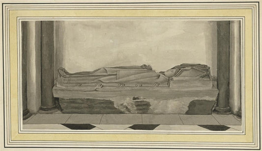 Thomas Fisher (1772-1836) Watercolour Painting - Rochester Cathedral Kent 17900