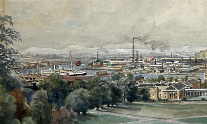 C B Core Watercolour Painting Greenwich London 19383