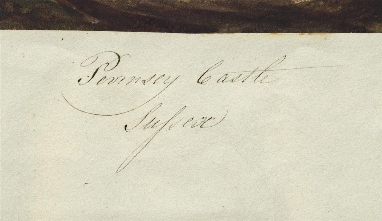 Mary Webster (1794-1883) - Watercolour Painting - Pevensey Castle Sussex - 18484