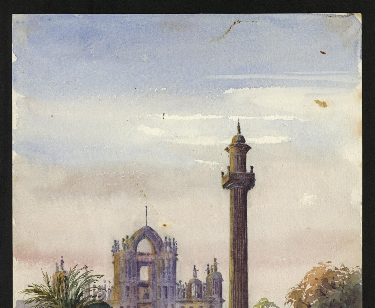 Lucknow India - Watercolour Painting - Arthur Herbert Hussey (1863-1923)4