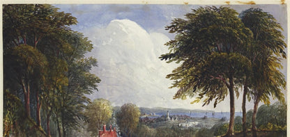 Mary Webster (1794-1883) Watercolour Painting - Distant View Of Eastbourne 18486