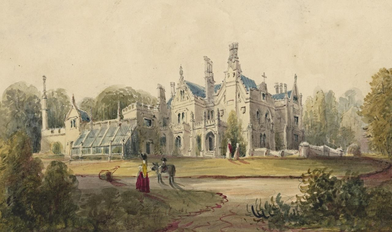 Mary Webster Watercolour Painting Sudbury Priory Near Harlow London 18414