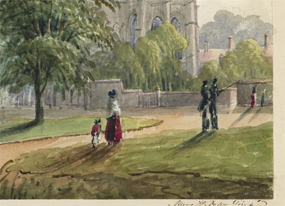 Mary Webster (1794-1883) - Watercolour Painting - Canterbury Cathedral 18437