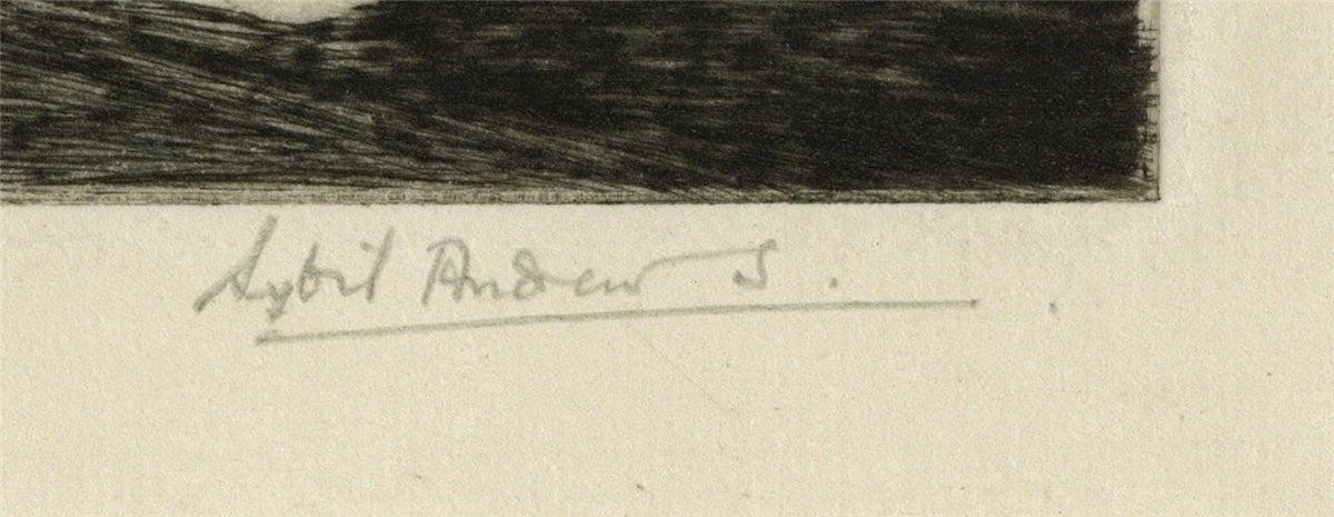 Sybil Andrews (1898-1992) Pencil Signed Etching - The Erpingham Gate Norwich2