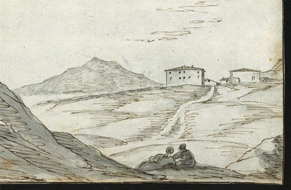 Richard Cooper Jnr (1740-1822) Watercolour Painting Italian Scene 18th Century5